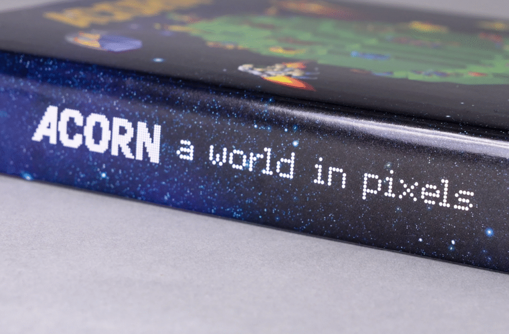 Acorn - A World in Pixels book and spine