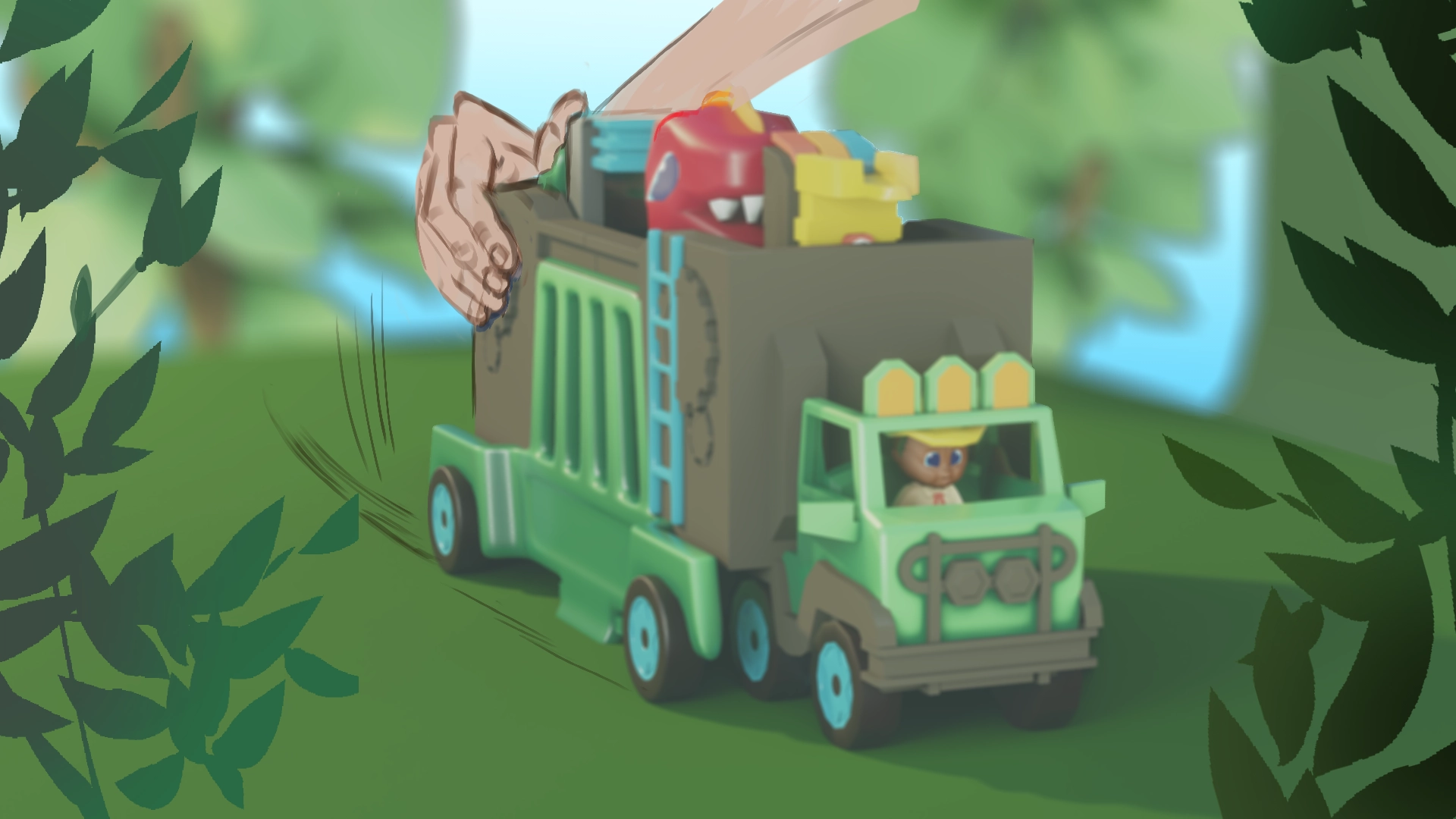 Storyboard frame 1 for the television commercial